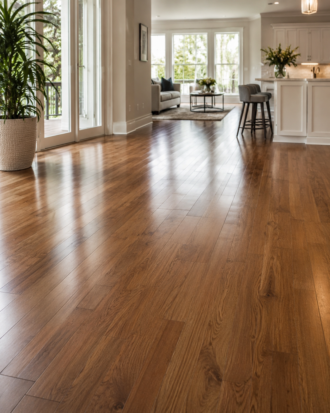 Hardwood floor cleaning