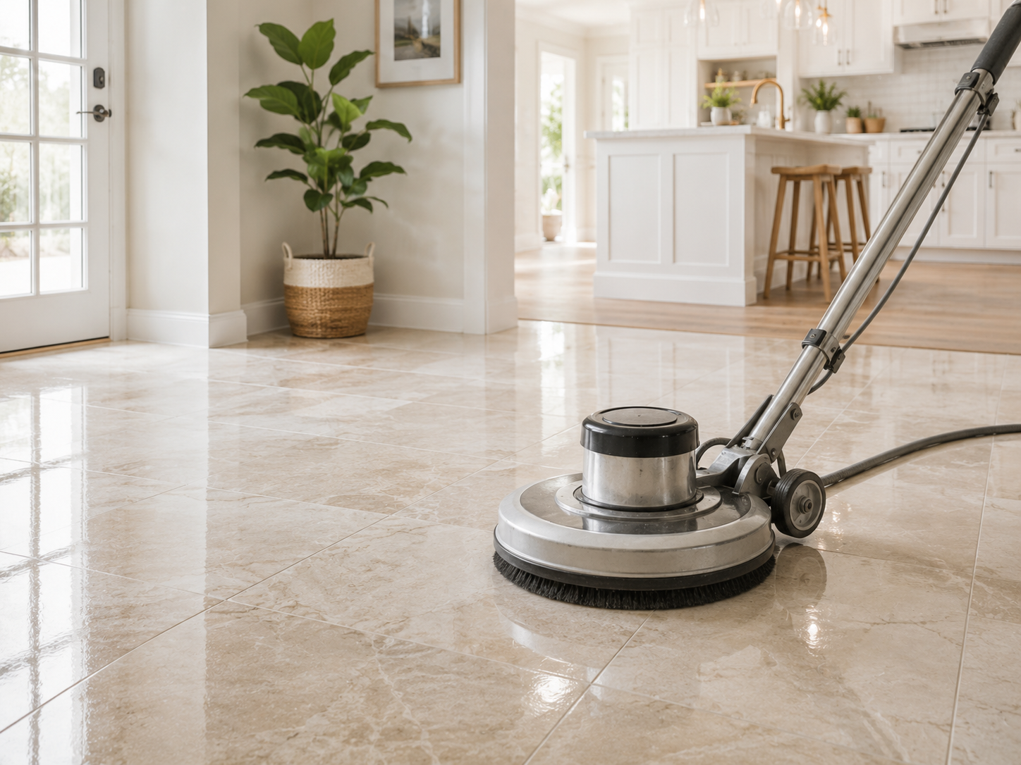 Deep floor cleaning